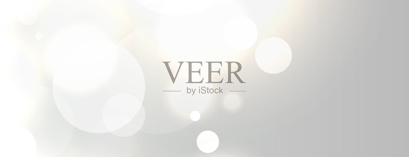 白色散景旗帜设计优雅插画图片素材