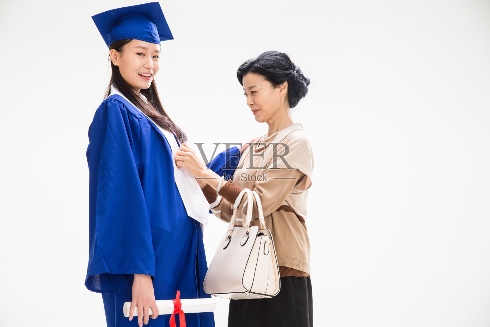 幸福快乐的母女照片摄影图片