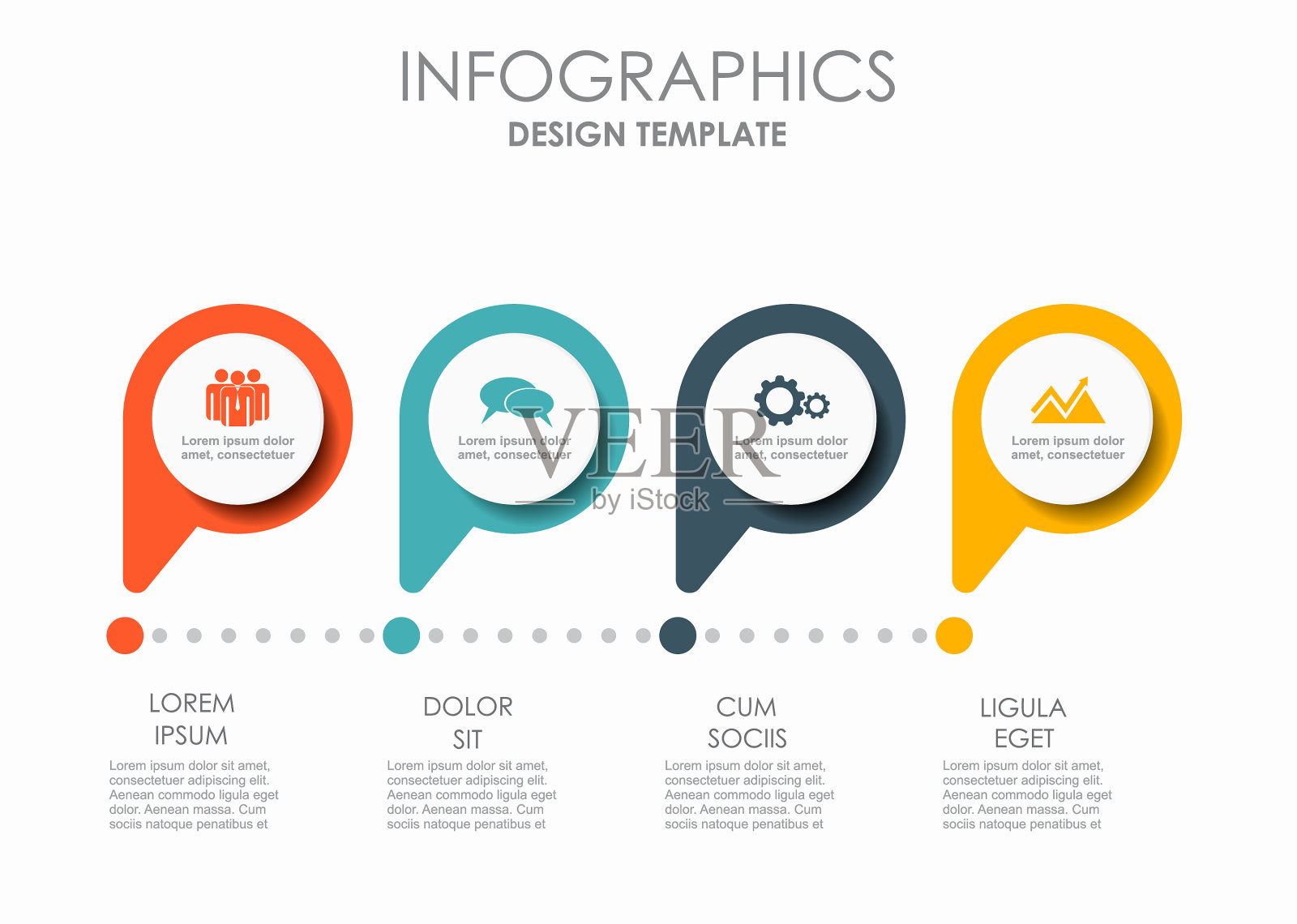 信息图形设计模板与地方为您设计模板素材