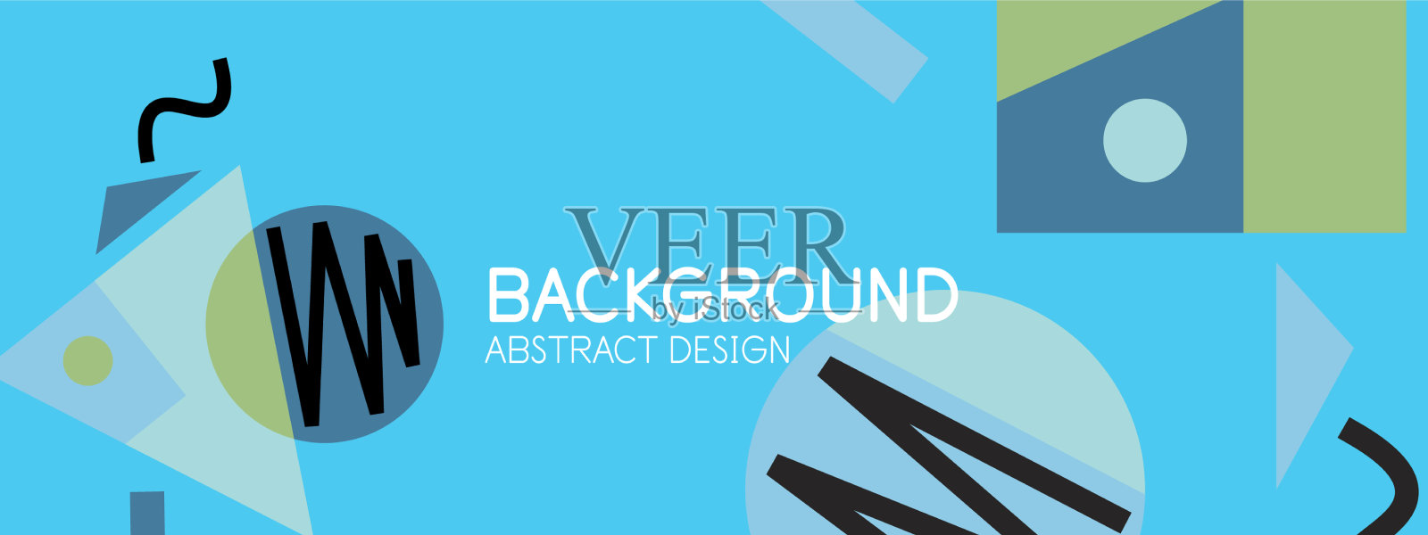 抽象的背景与块线几何插画图片素材