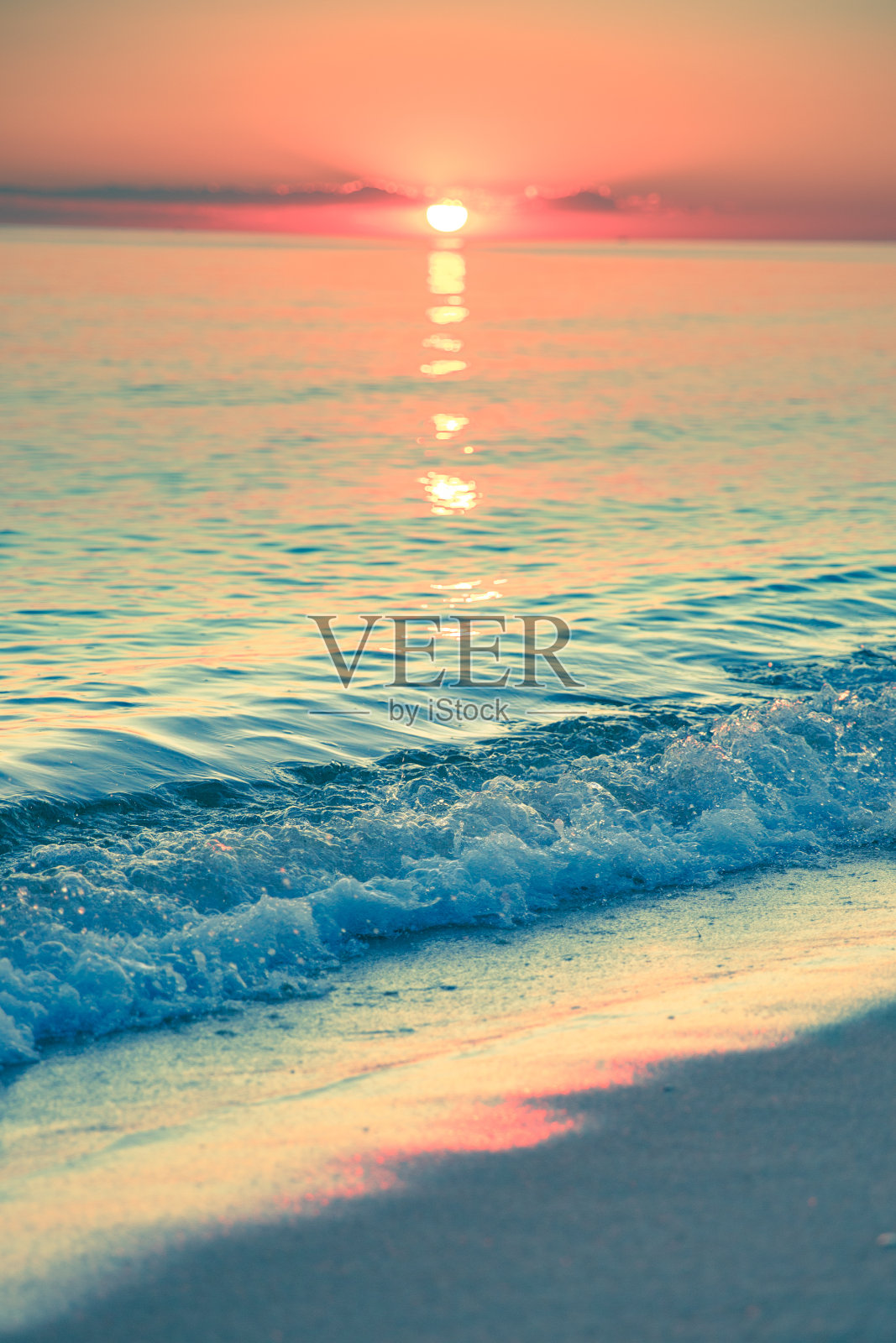 日落的海照片摄影图片