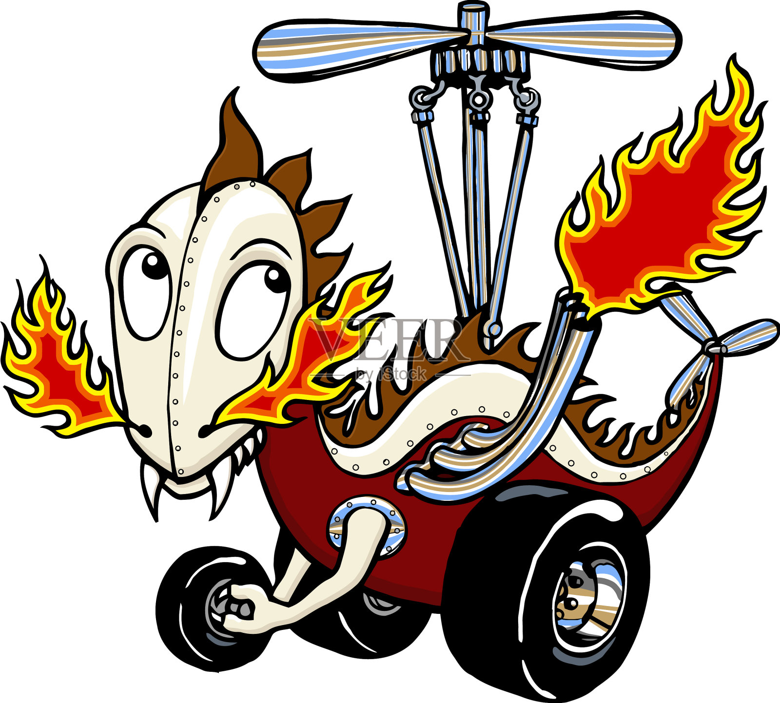 机械龙机械兽龙热设计元素图片