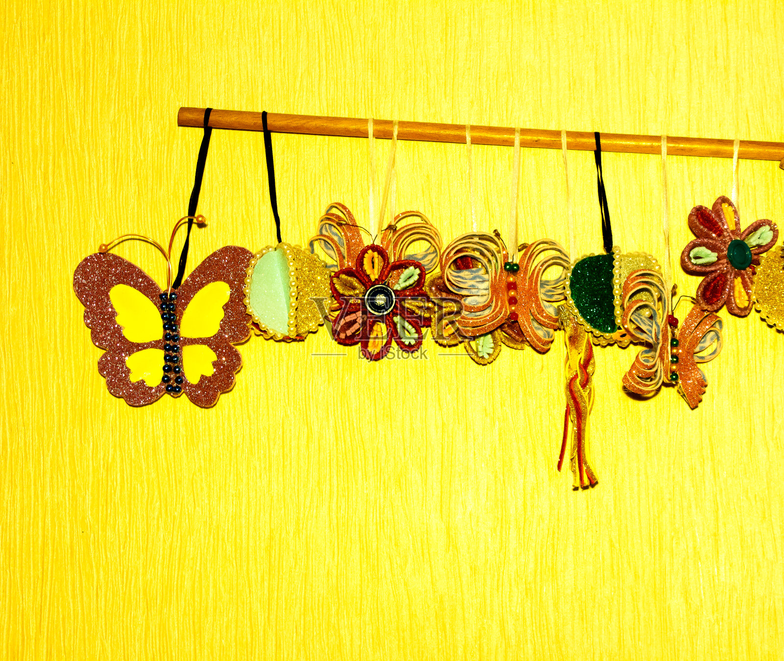 自制节日玩具为新年假期做准备照片摄影图片