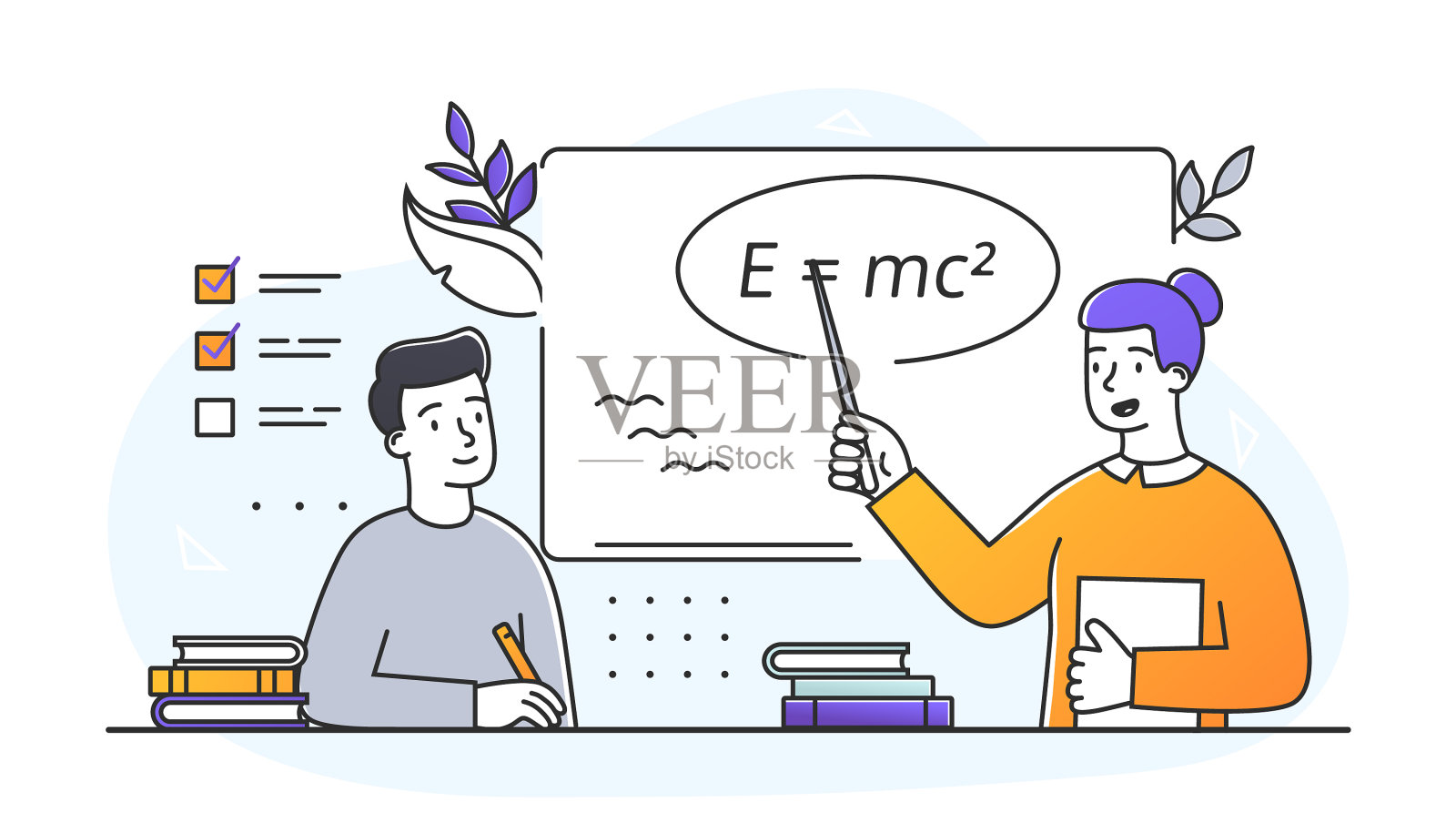 老师给的研讨会设计元素图片