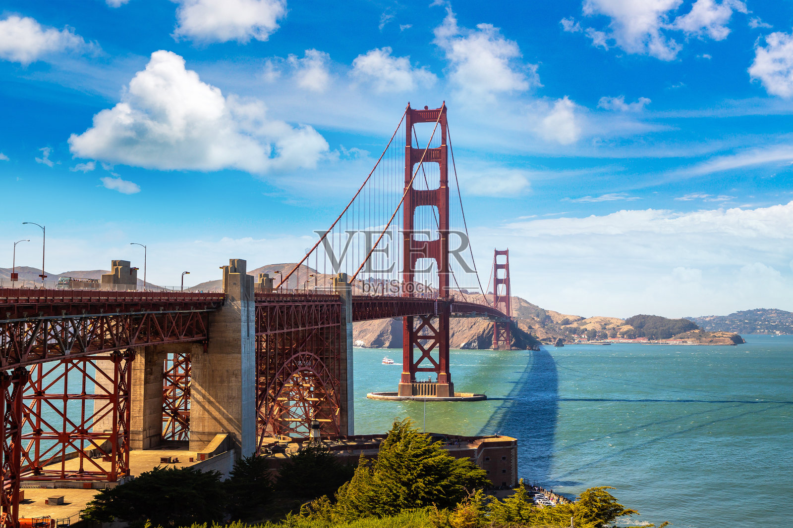 旧金山的金门大桥照片摄影图片