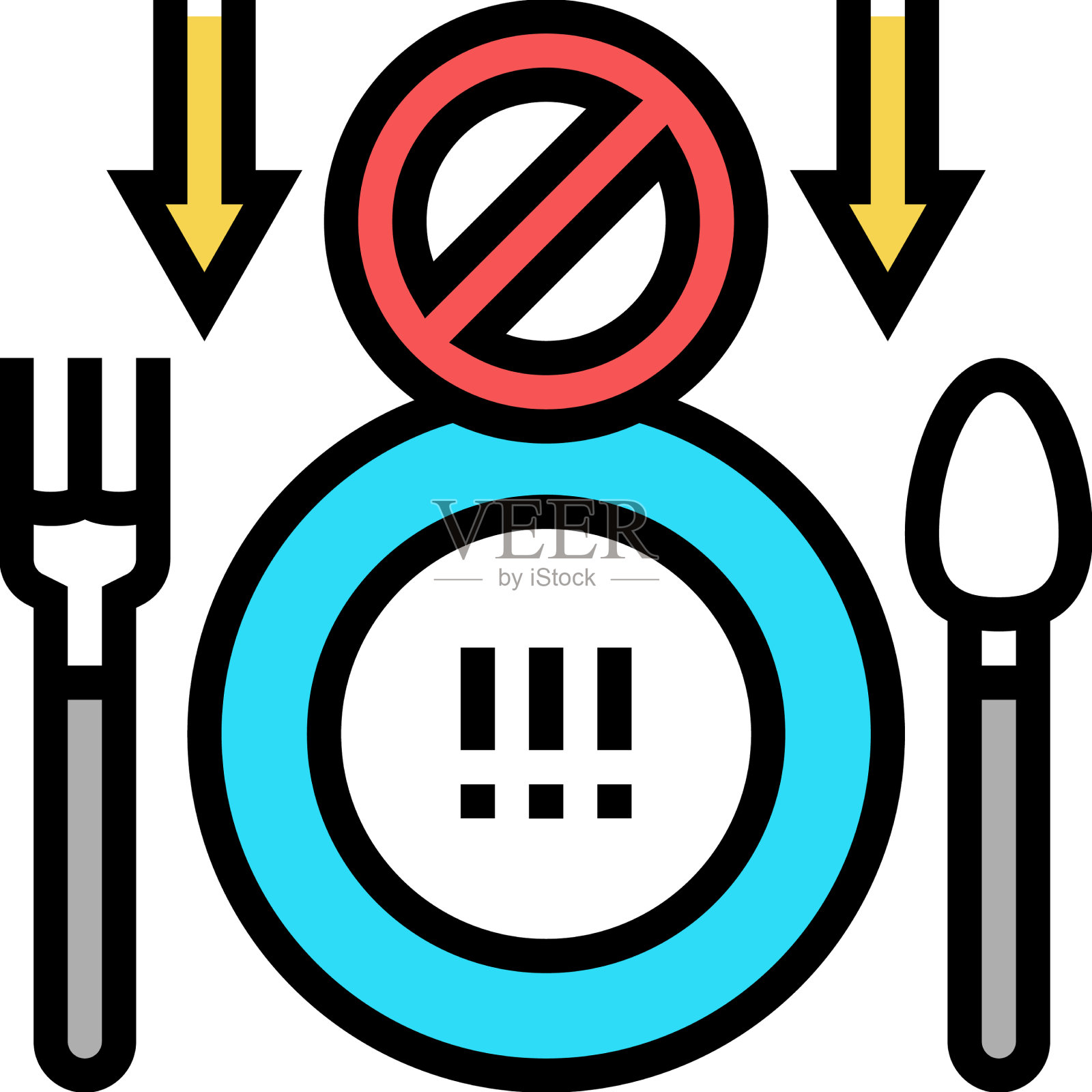 食欲不振的肝炎颜色图标图标素材