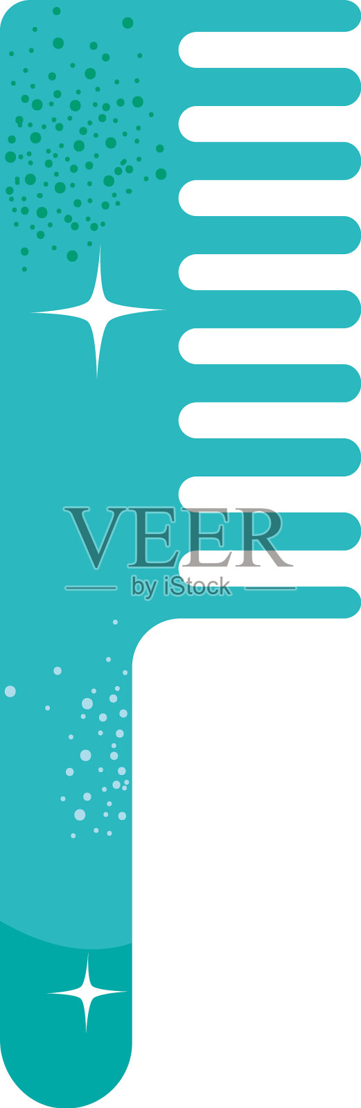 头发梳的图标设计元素图片