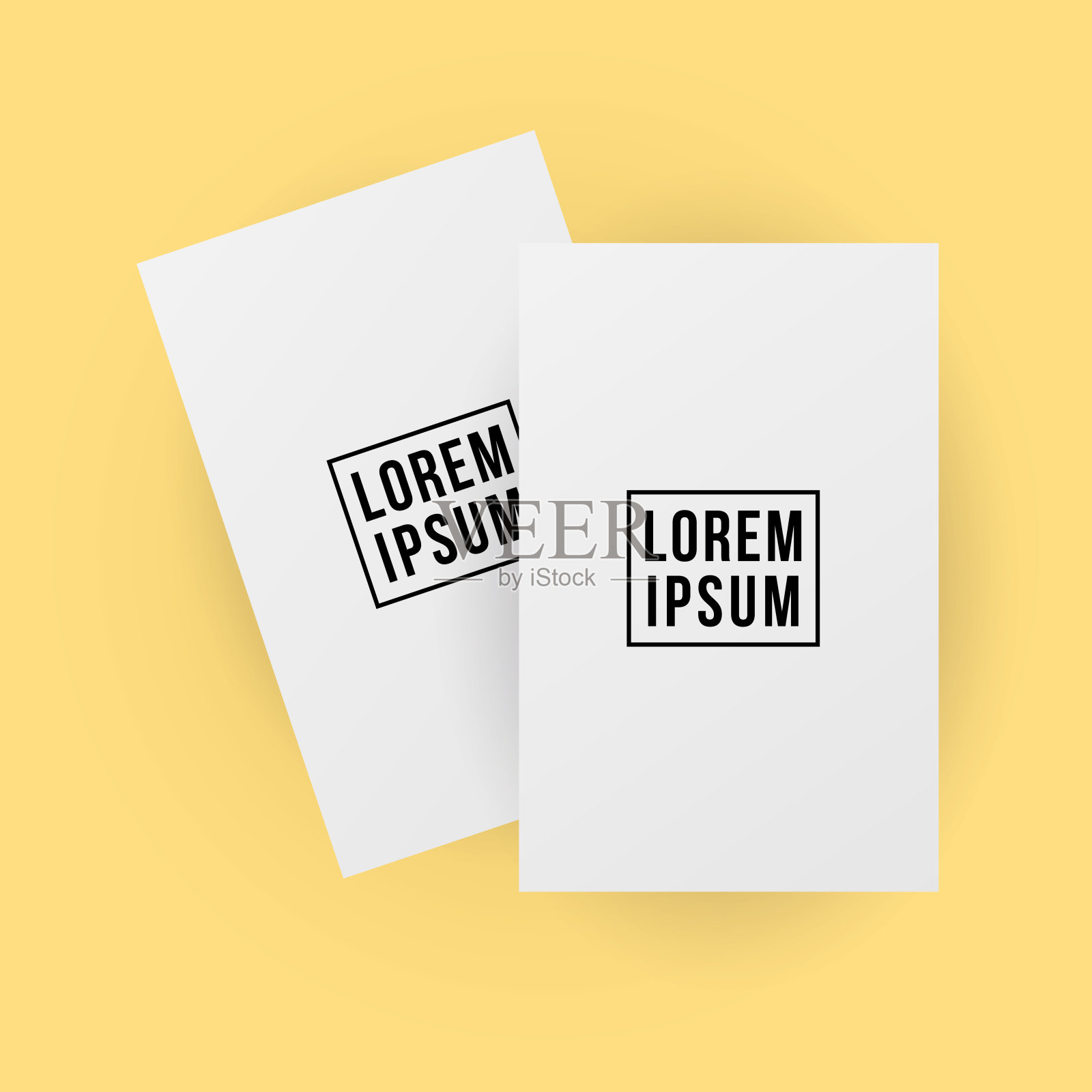 两纸矢量设计模型插画图片素材