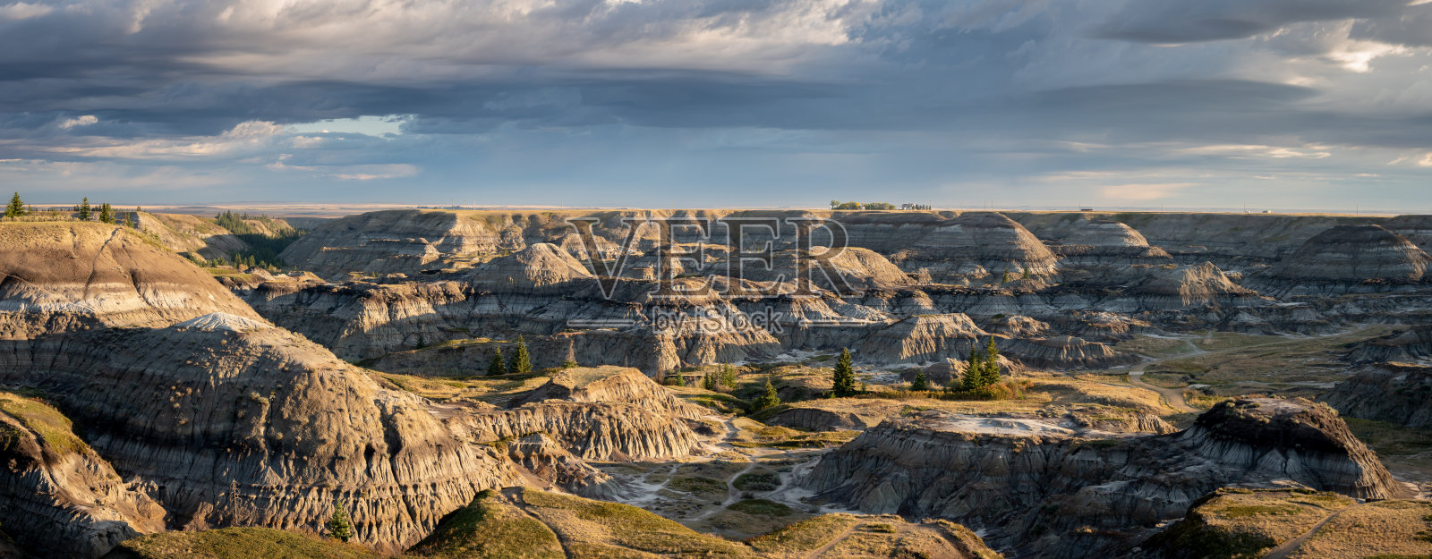 Drumheller附近的马蹄峡谷照片摄影图片