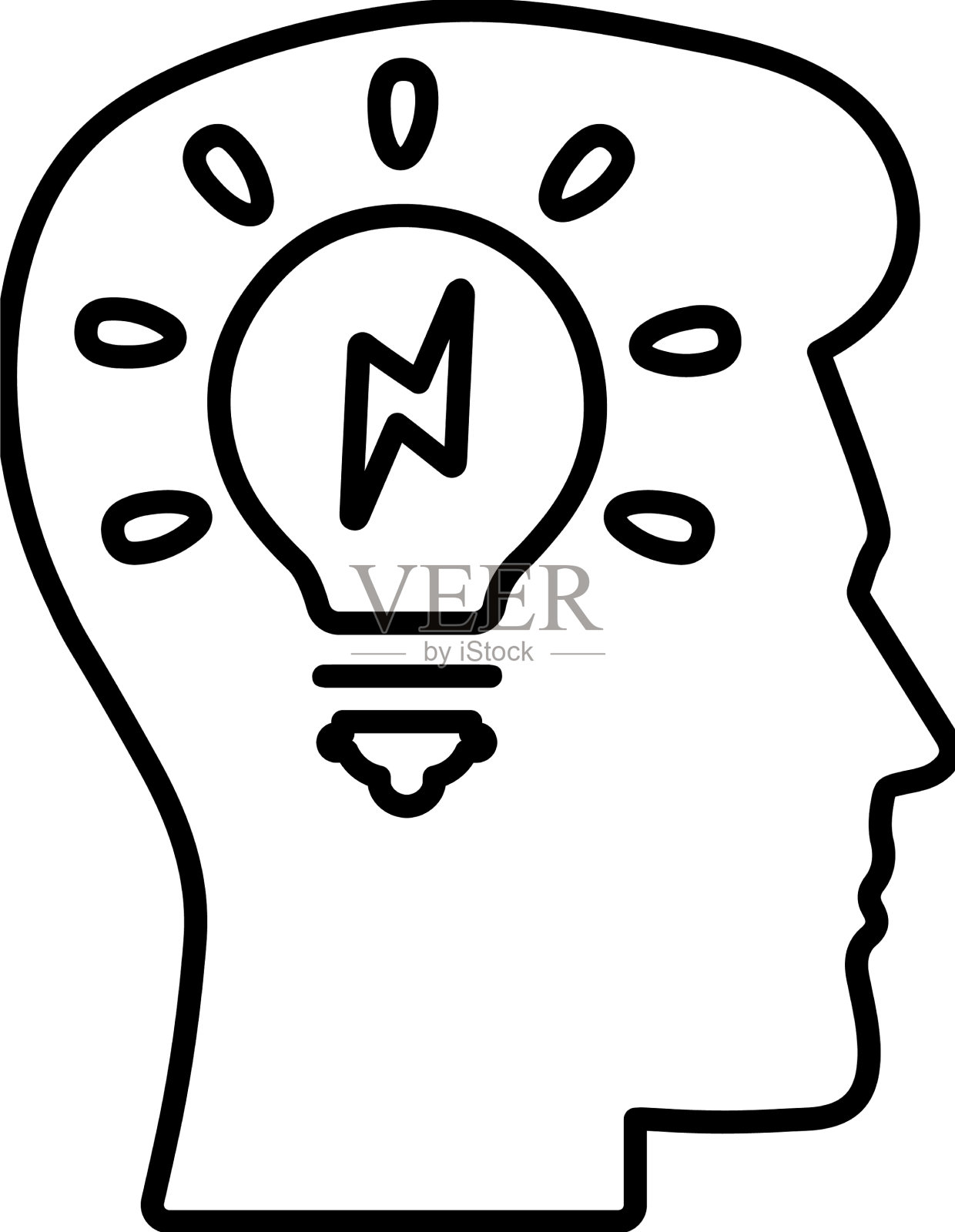 创意头脑风暴创意大纲图标设计元素图片