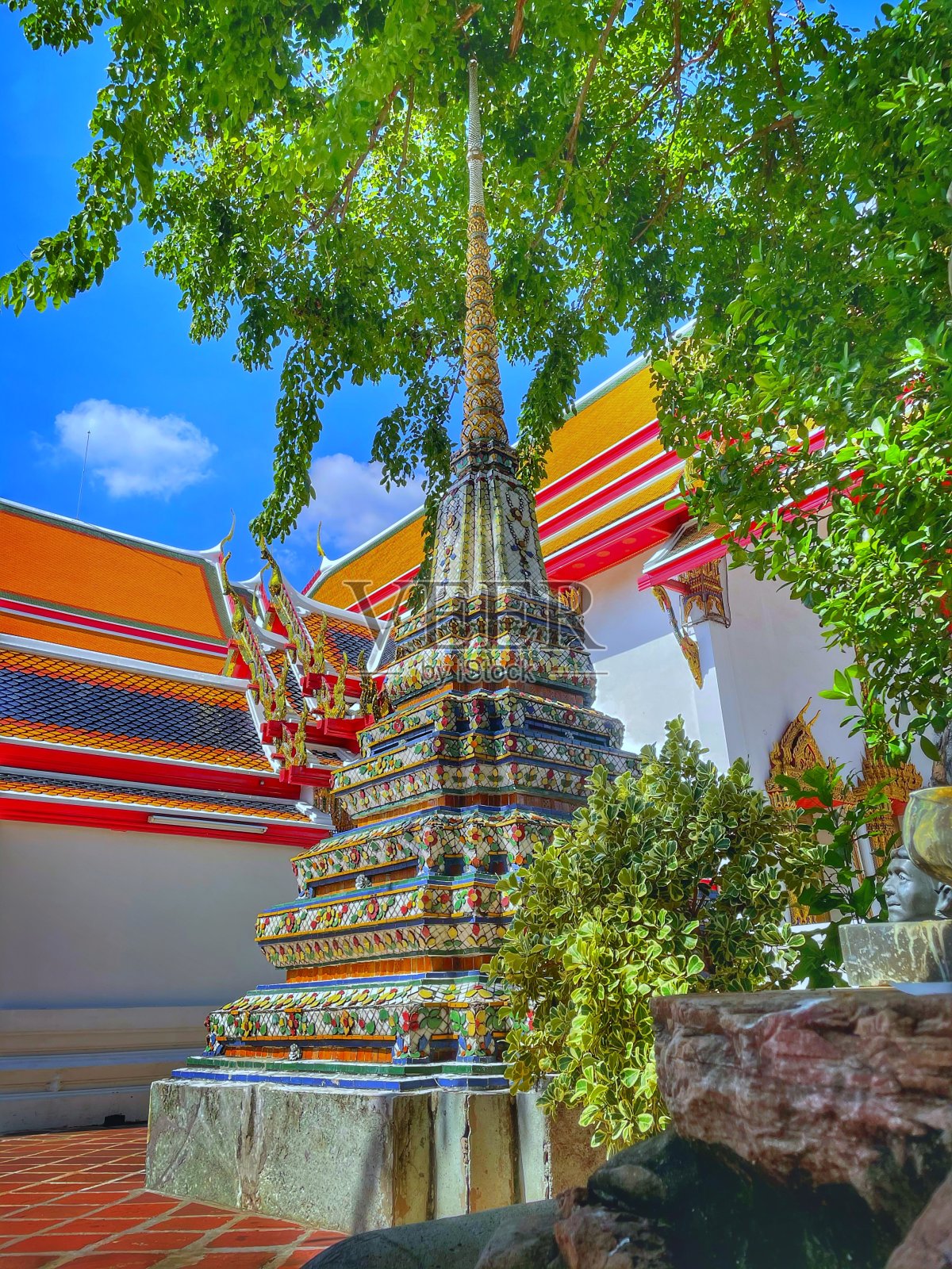 泰国Watpho寺庙的风景照片摄影图片