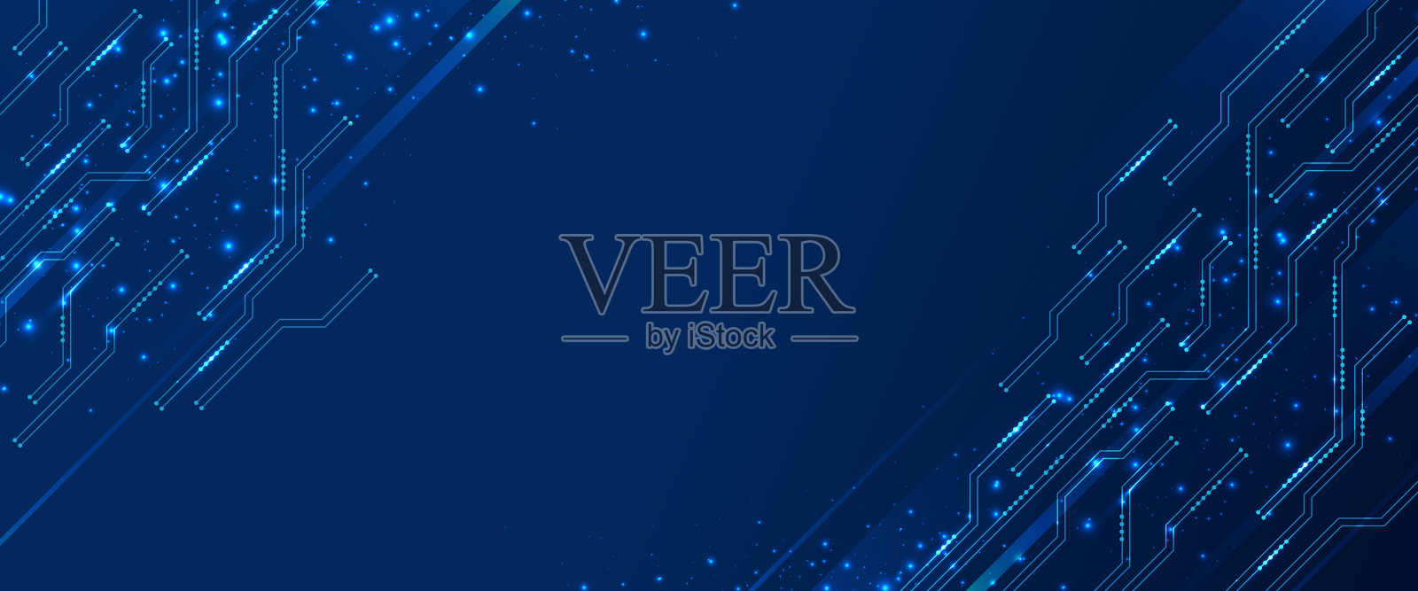 未来的矢量插图。高新技术抽象背景。插画图片素材