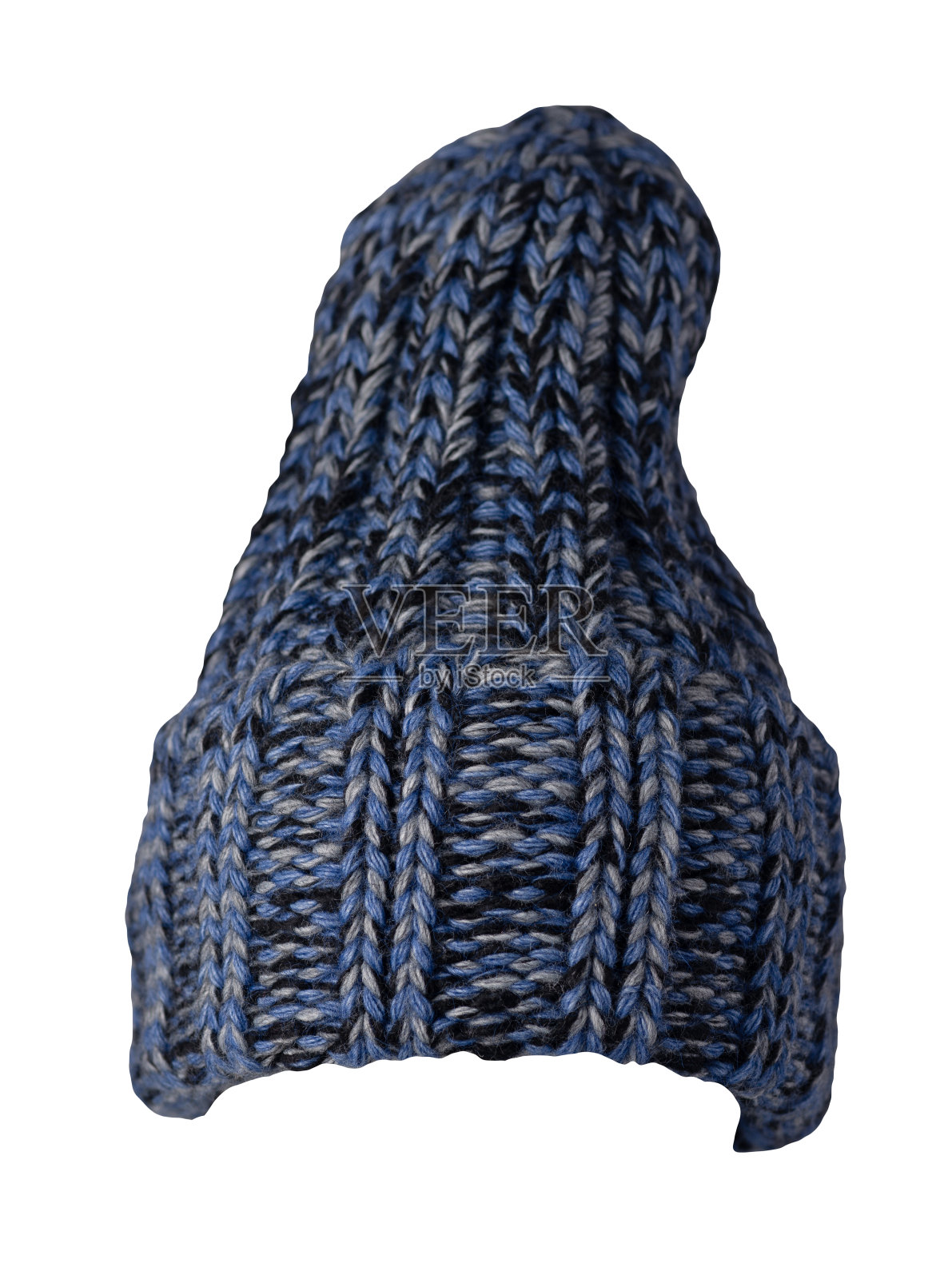 帽子针织孤立在白色的背景。照片摄影图片