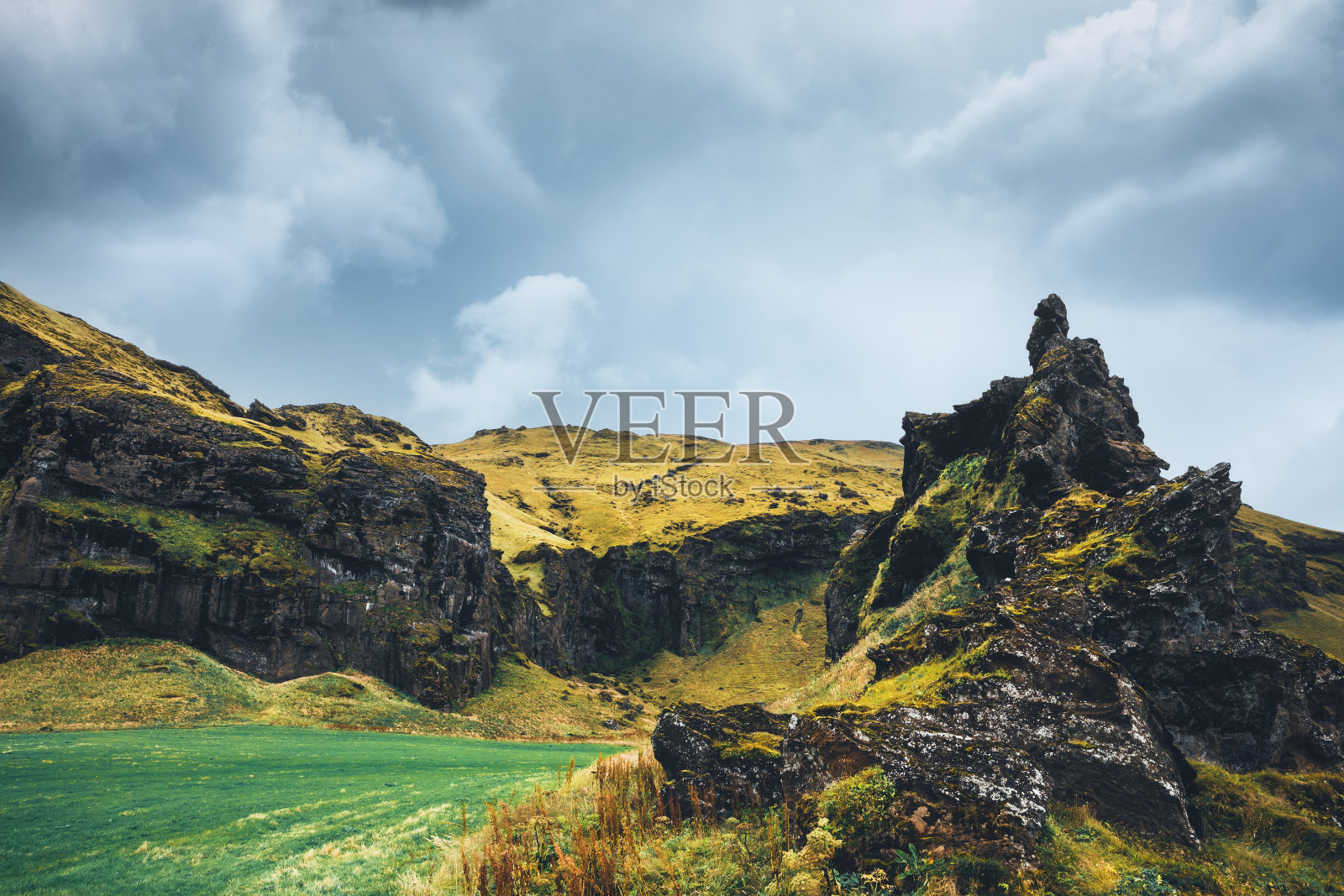 冰岛的景观照片摄影图片