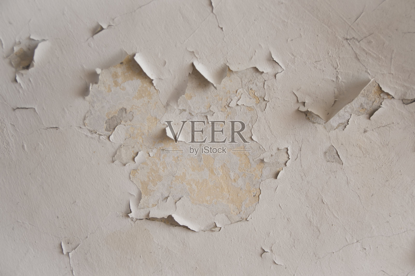 白色老旧背景墙表面剥落的白色粉刷纹理照片摄影图片