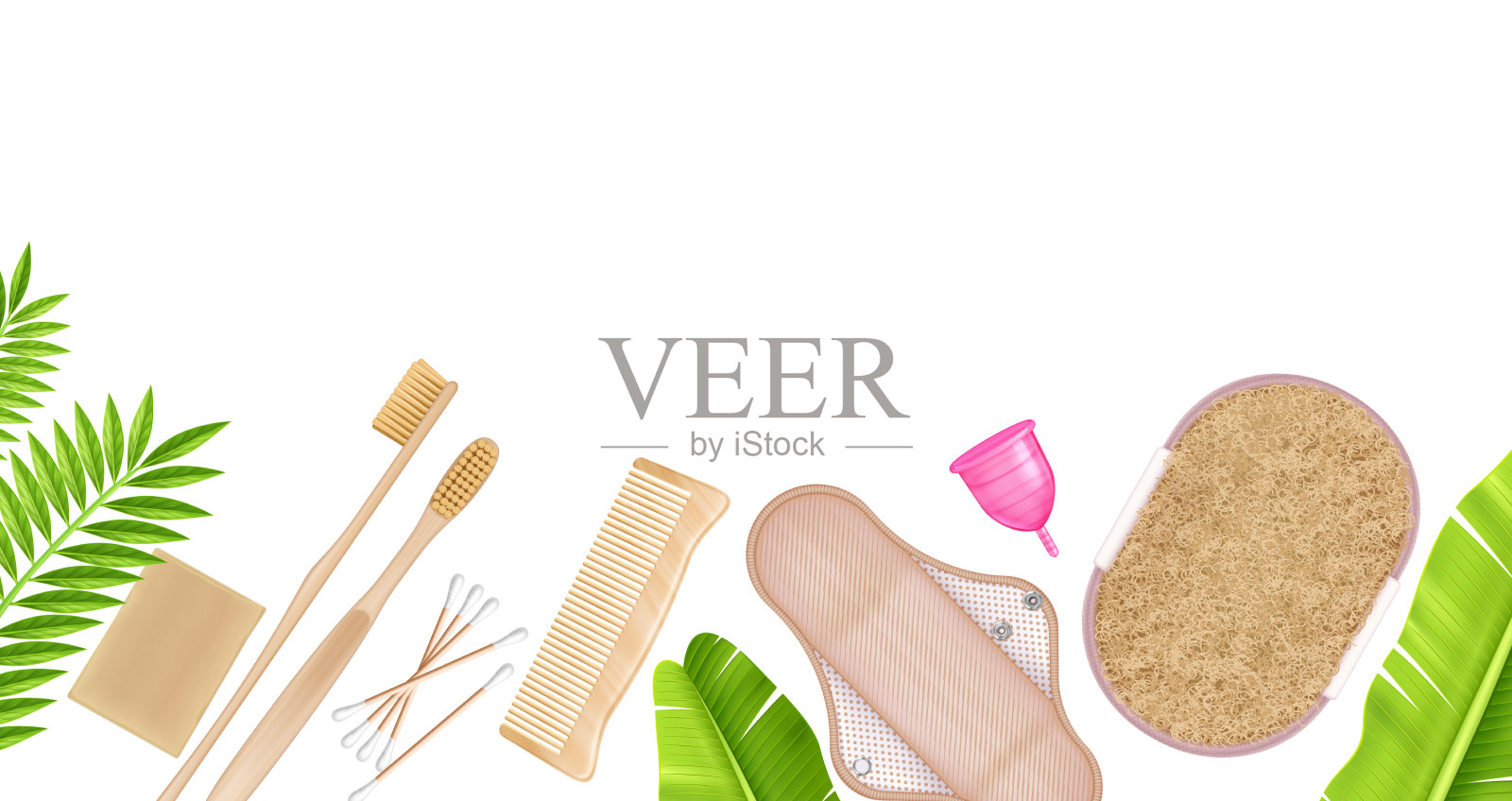 生态卫生组成插画图片素材