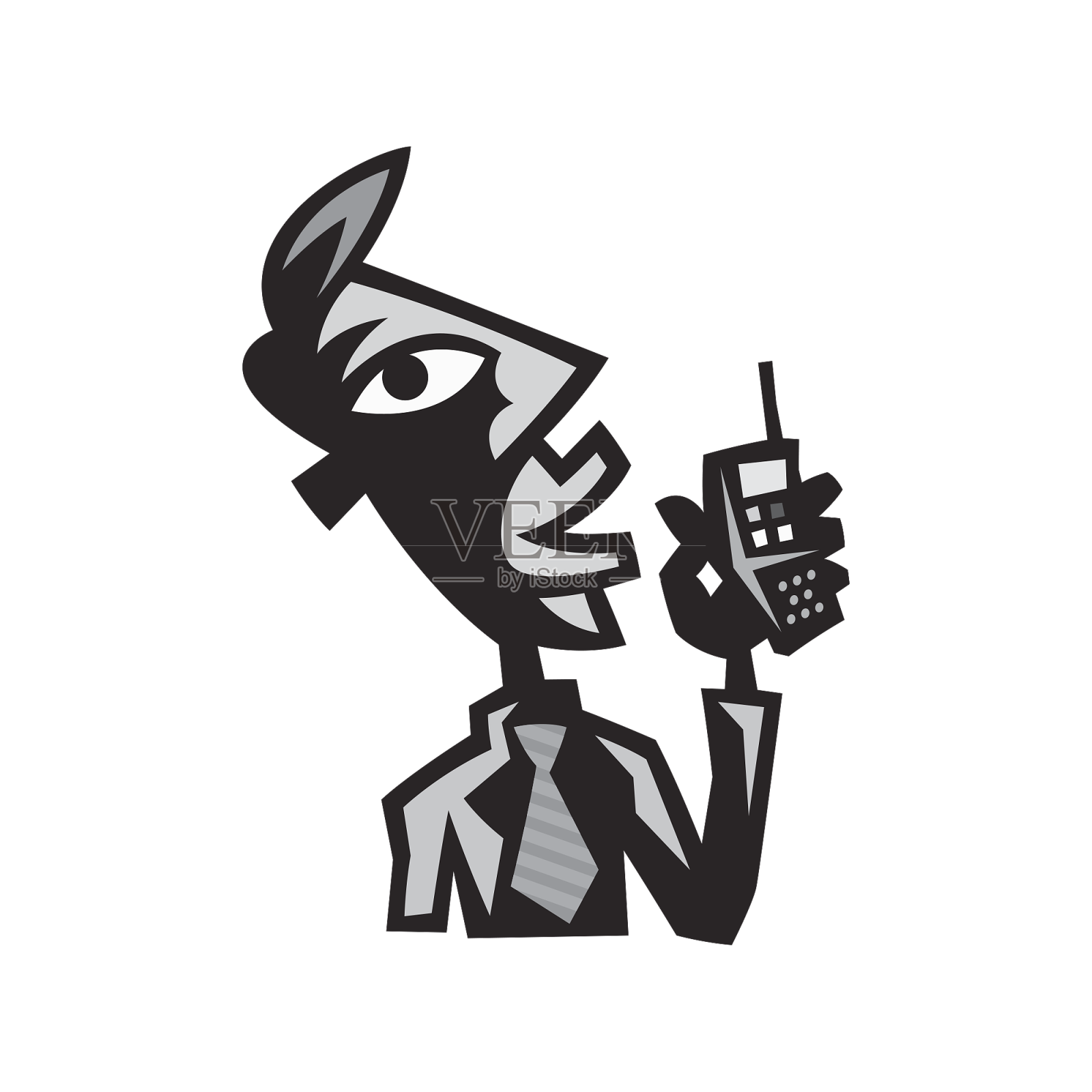 卡通商务人物办公用品设计元素图片