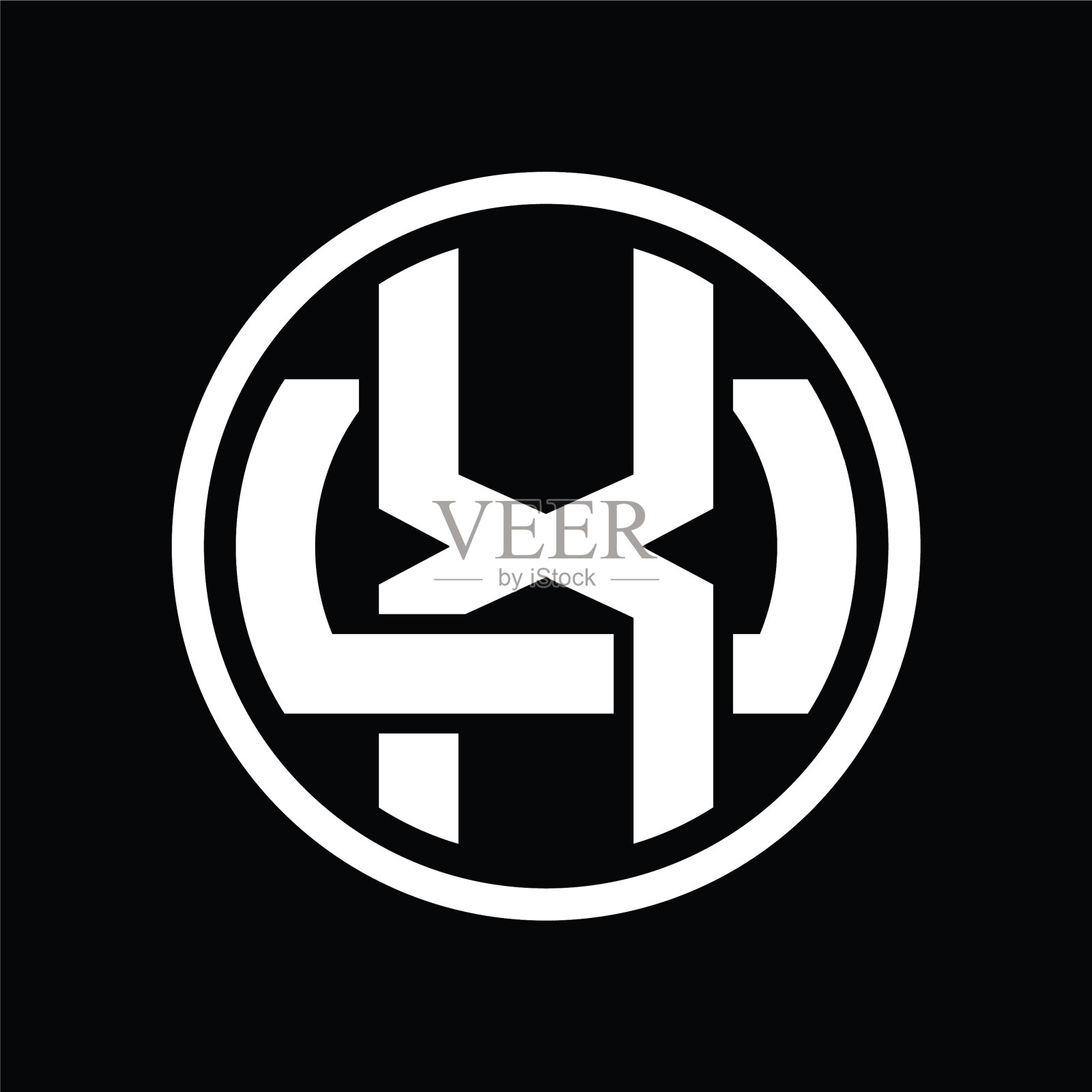 徐标志的字母组合设计模板插画图片素材