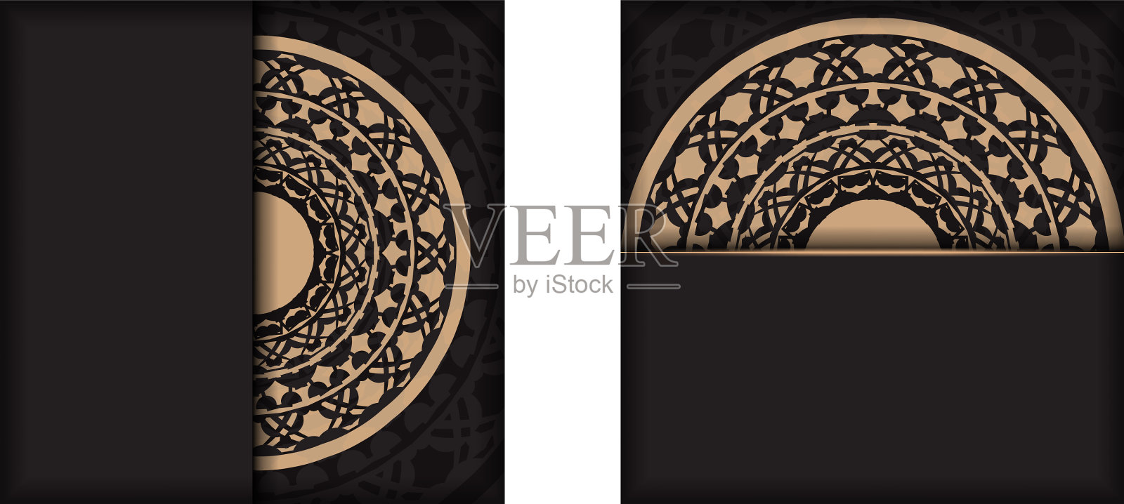 邀请卡模板与地方为您的文本插画图片素材