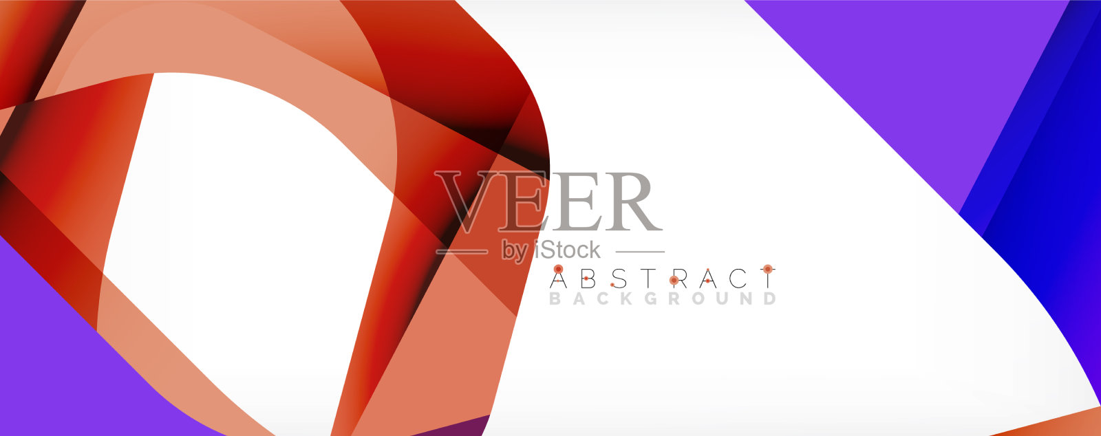 最小抽象背景-颜色重叠插画图片素材