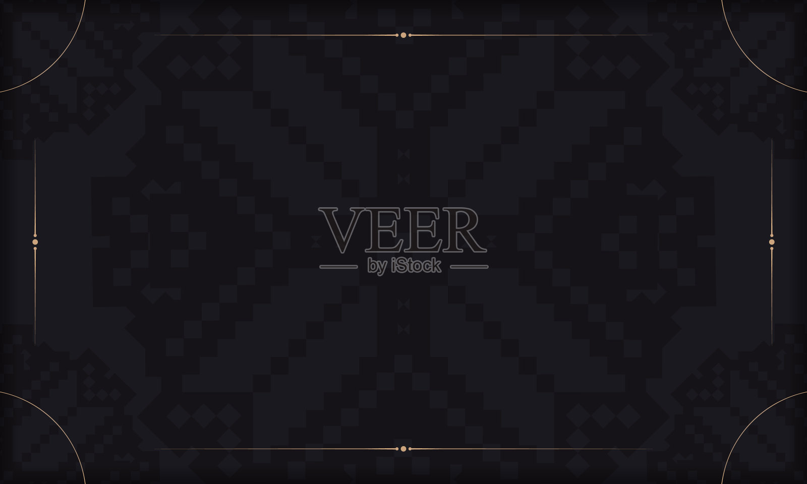 模板明信片印刷设计与豪华插画图片素材