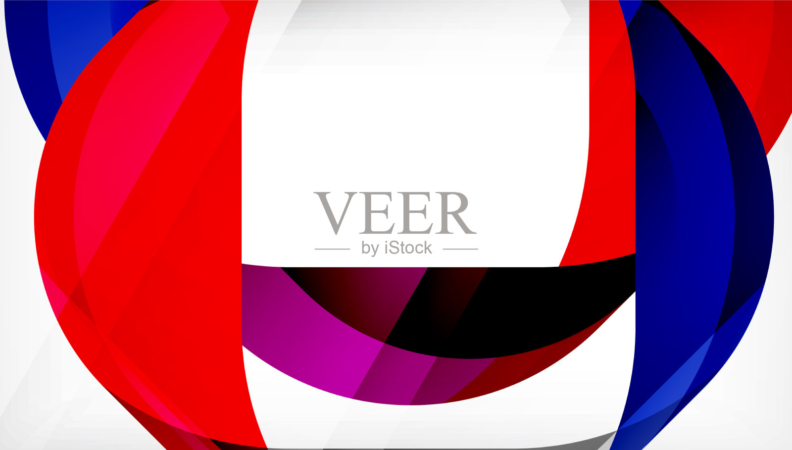 抽象的带有重叠波的正方形形状插画图片素材