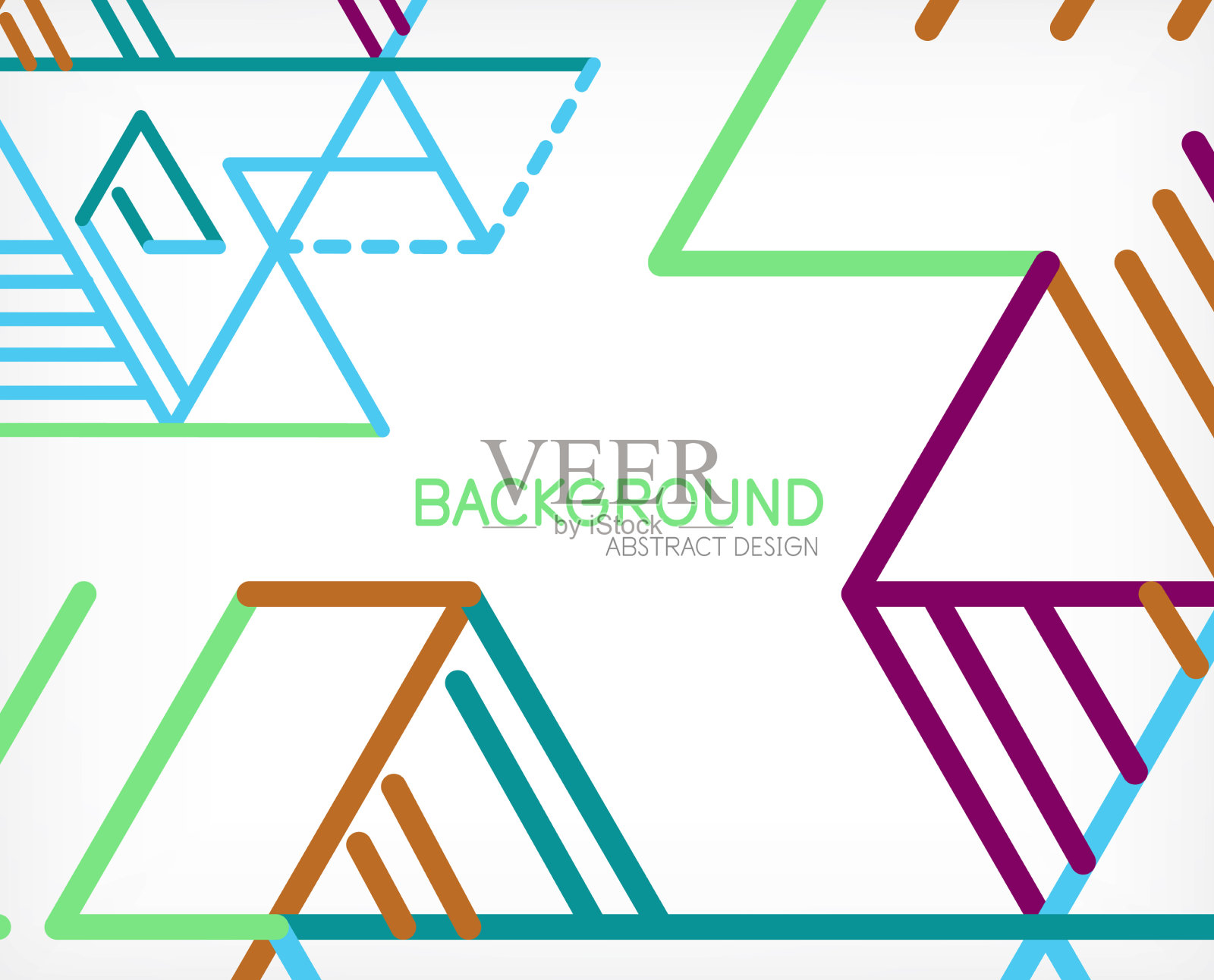 抽象的背景色线在白色上插画图片素材