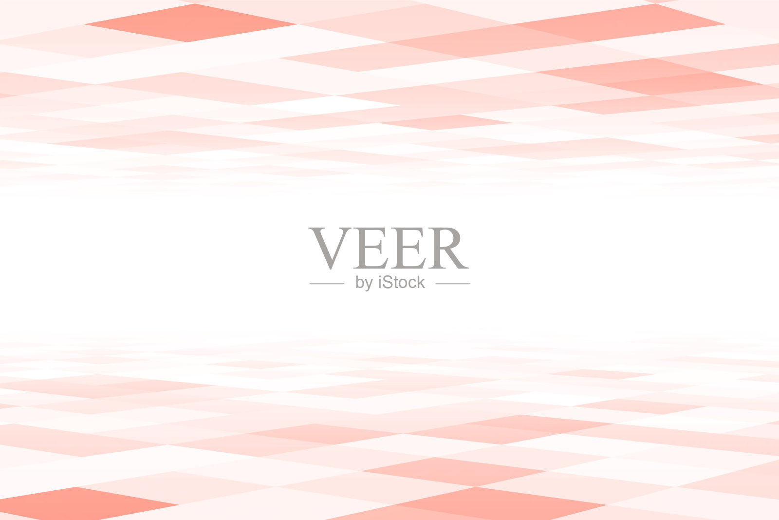 透视方格活珊瑚色插画图片素材