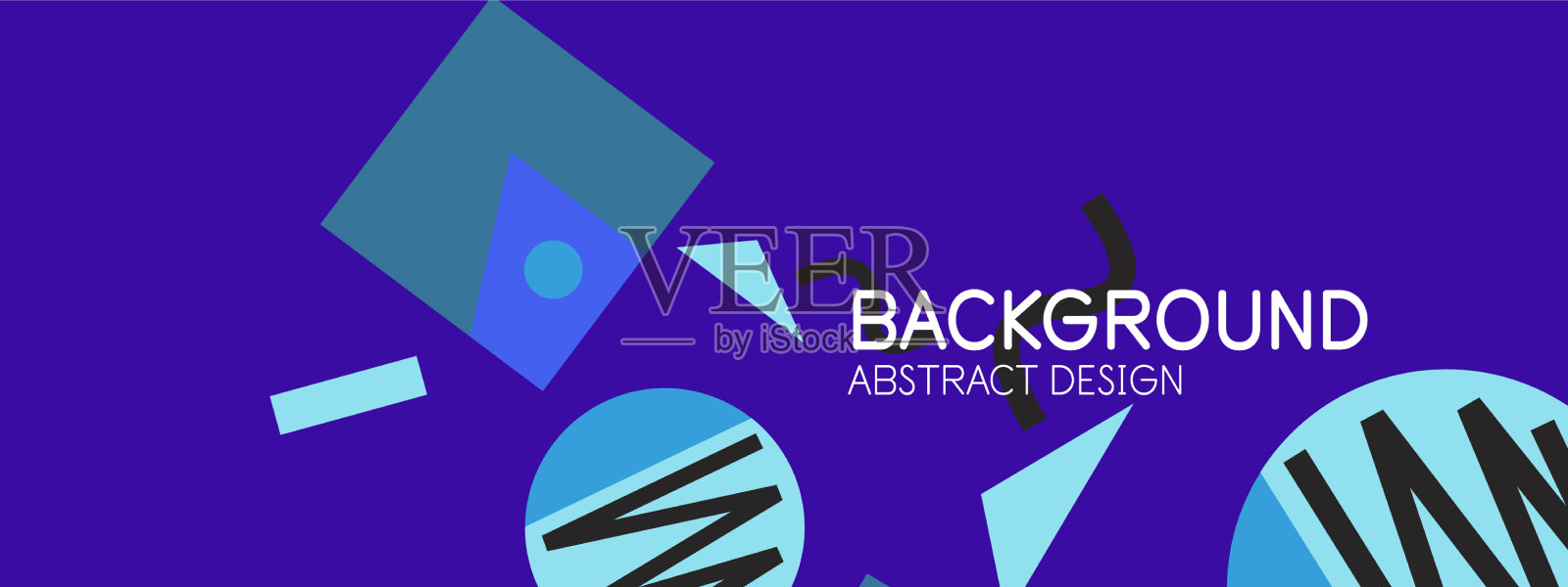 抽象的背景块线三角形插画图片素材