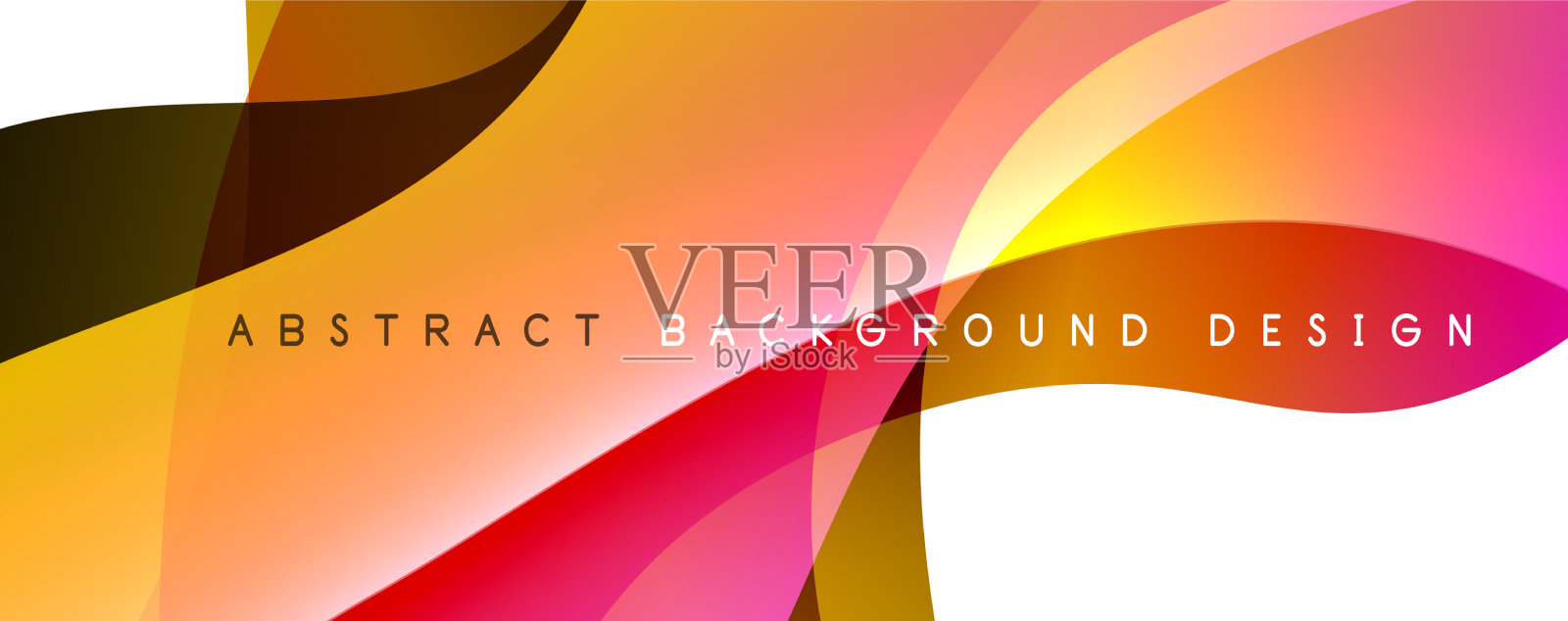 时尚简单的流体颜色梯度抽象插画图片素材