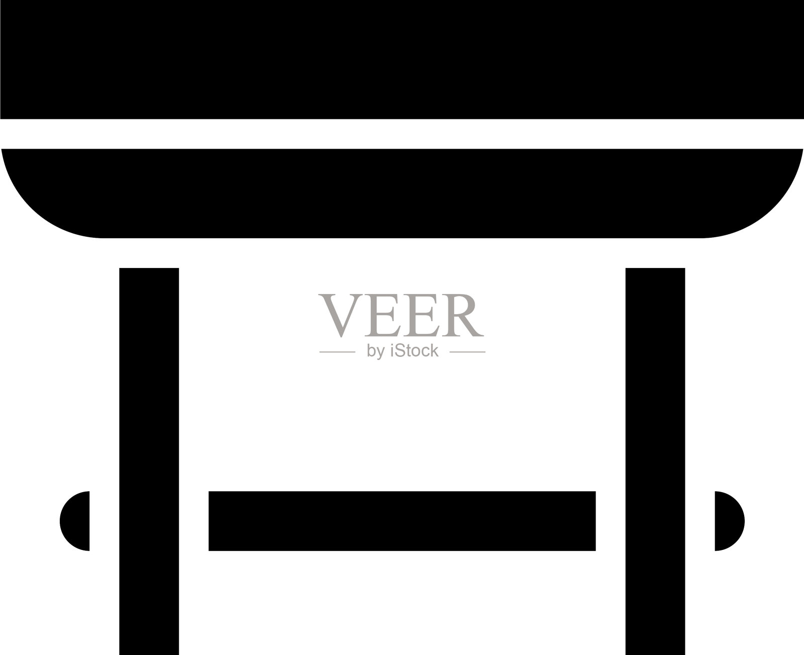 和标志表坚实的风格图标完美插画图片素材