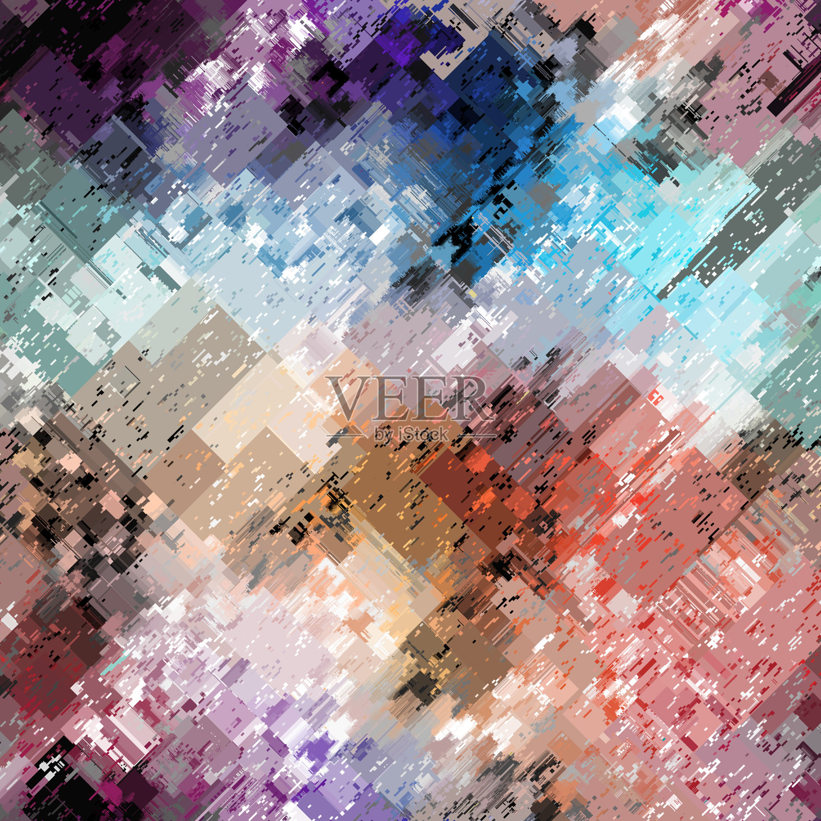 模仿垃圾数据的图像插画图片素材