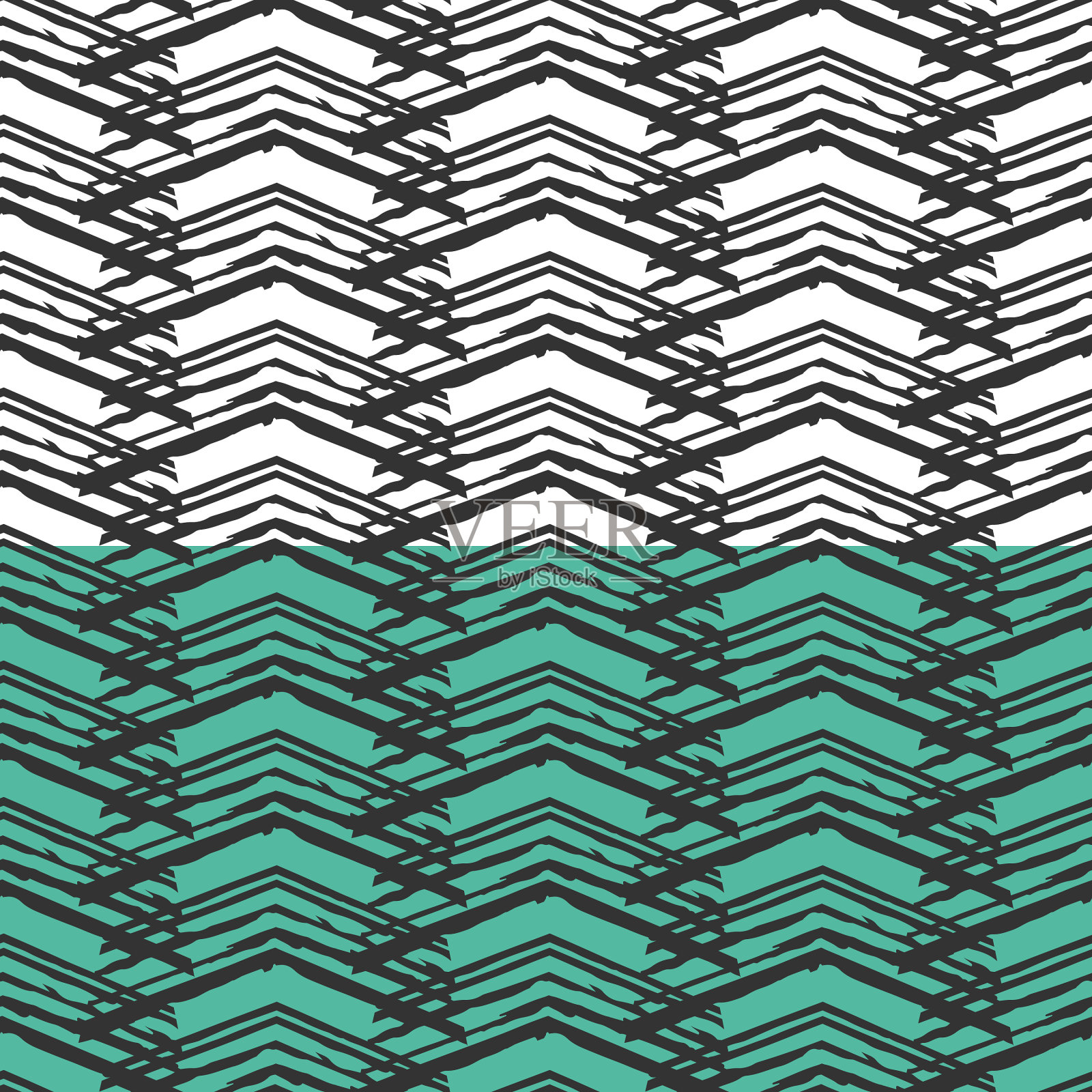 手绘水墨笔触无缝图案插画图片素材