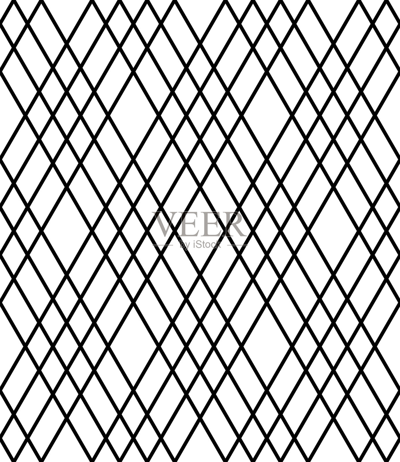 无缝菱形网格图案插画图片素材