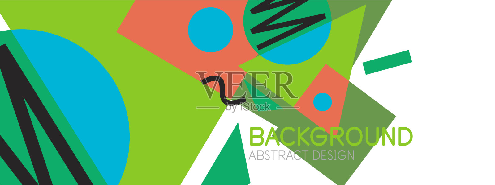 抽象的背景块线三角形插画图片素材