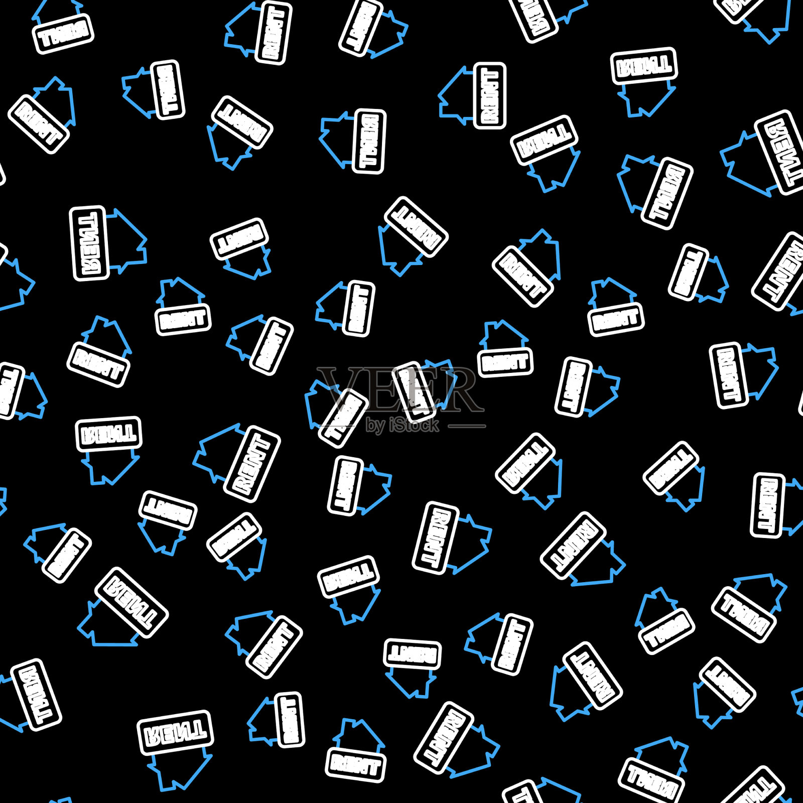 线挂标志与文字租赁图标隔离插画图片素材