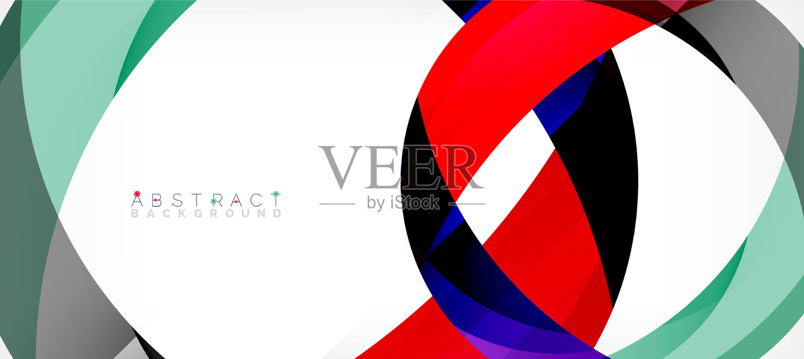 颜色圈形状最小的几何背景插画图片素材