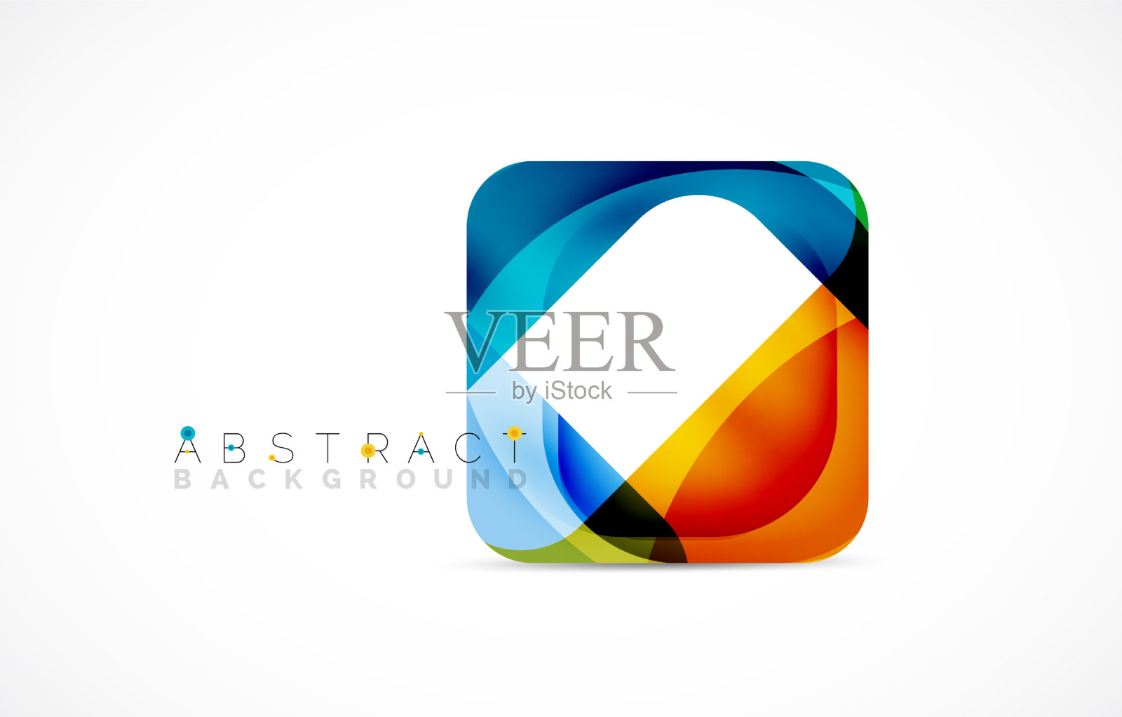 最小的背景抽象的正方形形状插画图片素材