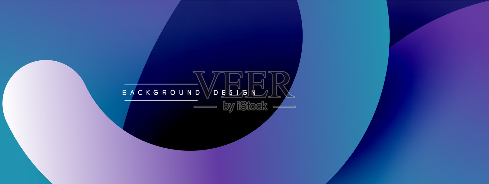 抽象交叠线和圆几何插画图片素材