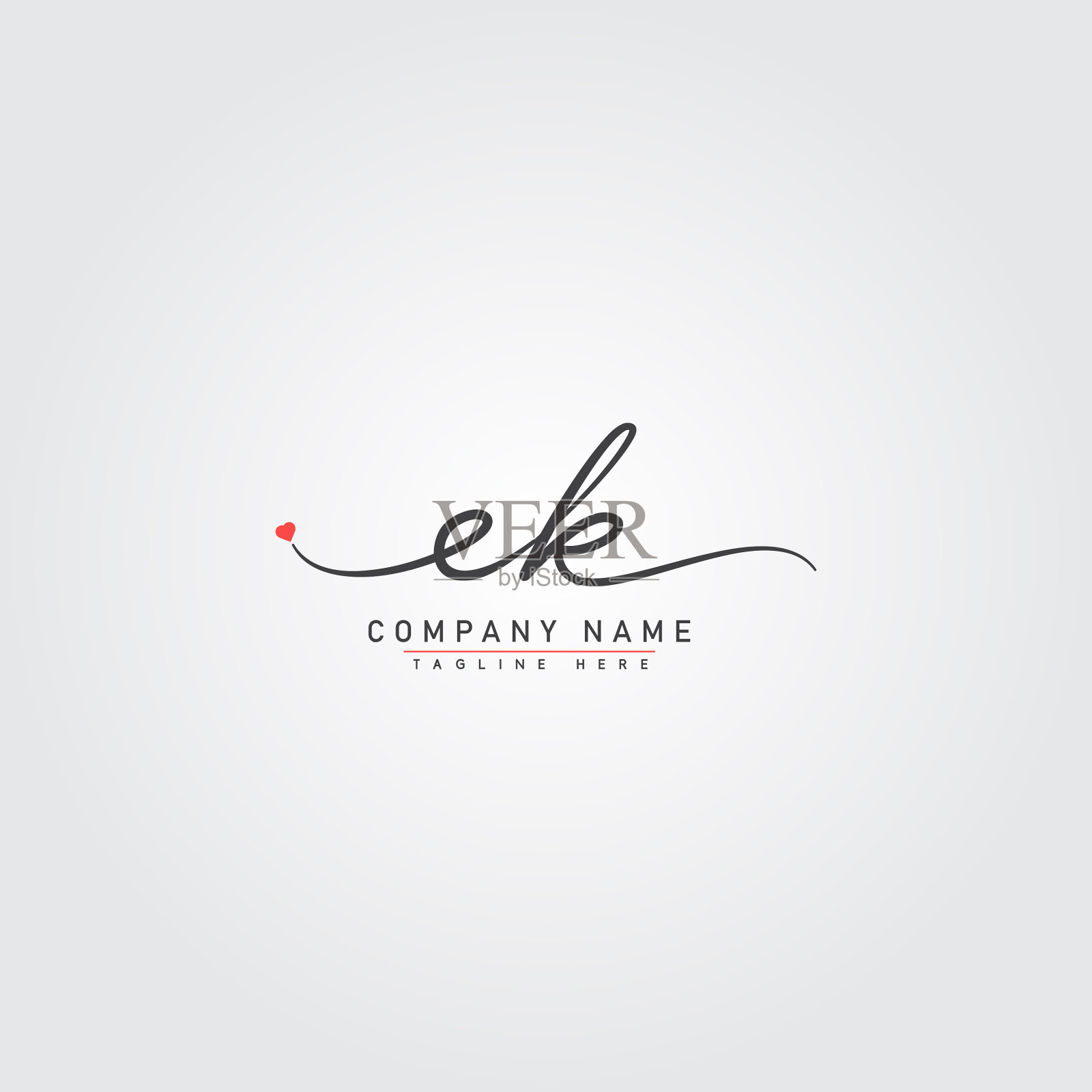 首字母ek标志-手写签名插画图片素材