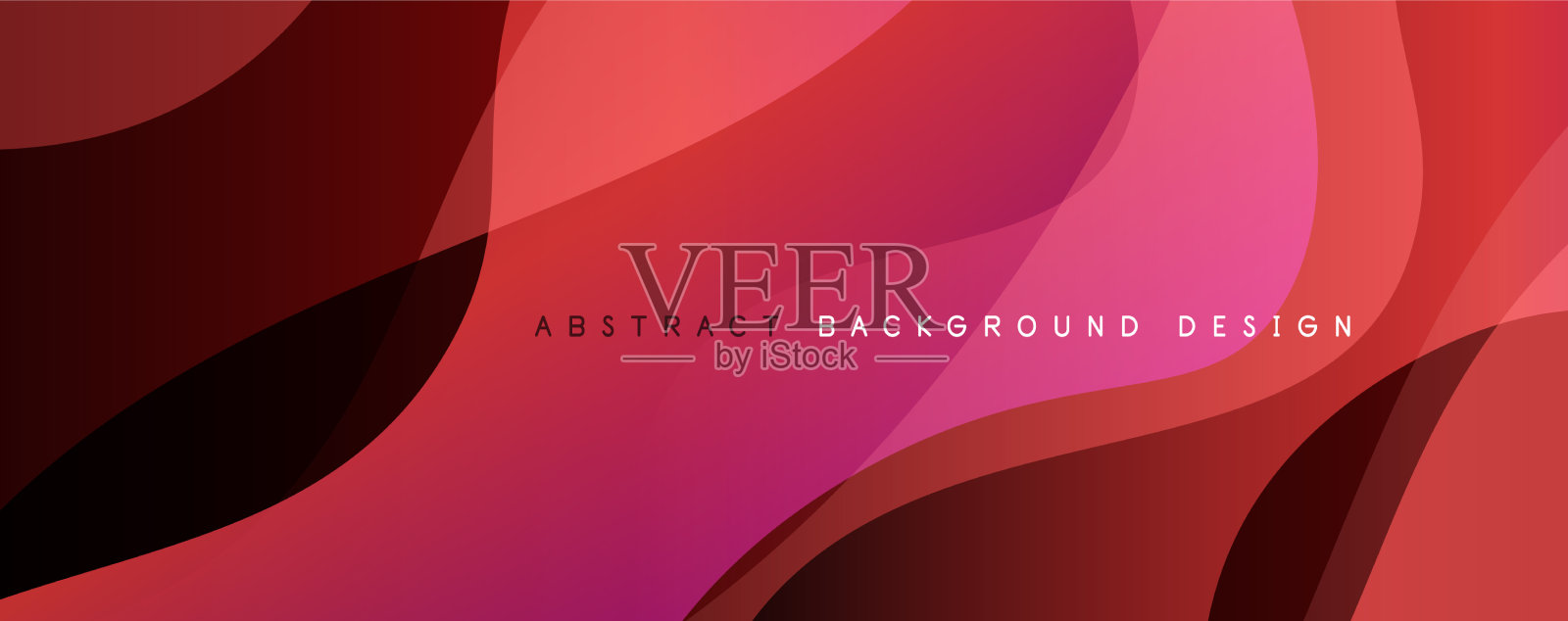 时尚简单的流体颜色梯度抽象插画图片素材