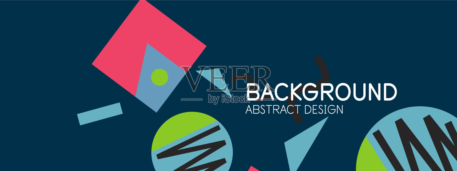 抽象的背景块线三角形插画图片素材