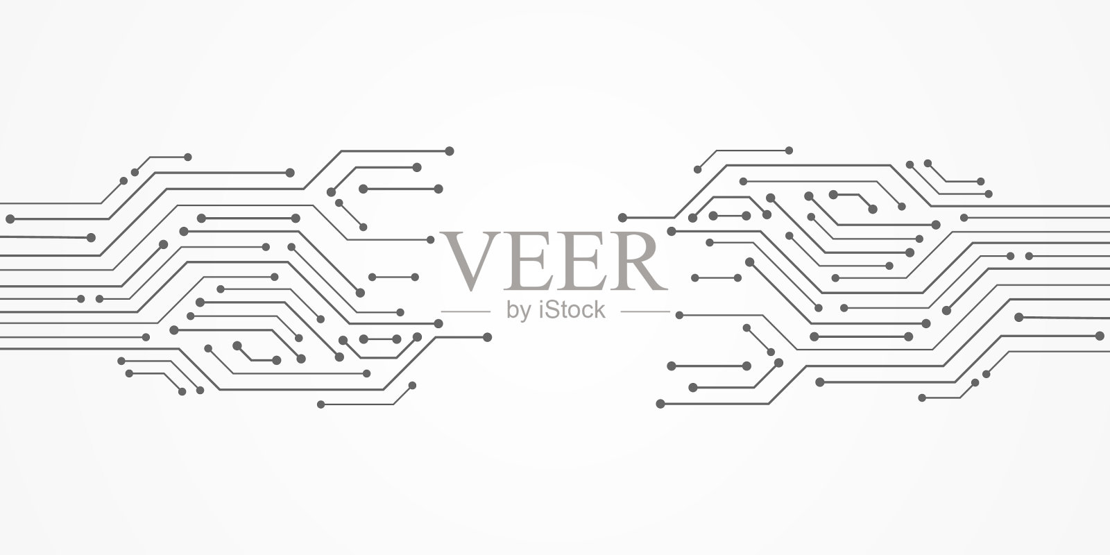 摘要电路板技术背景插画图片素材