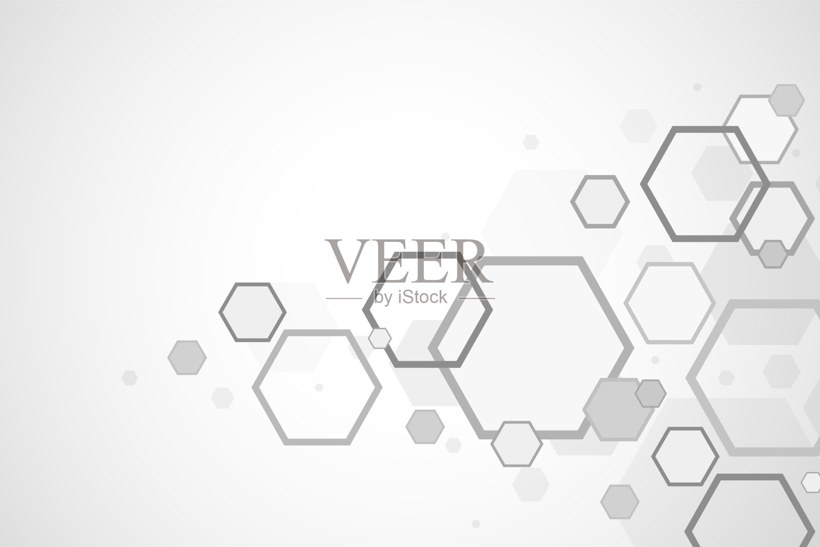 摘要六边形背景技术多边形插画图片素材