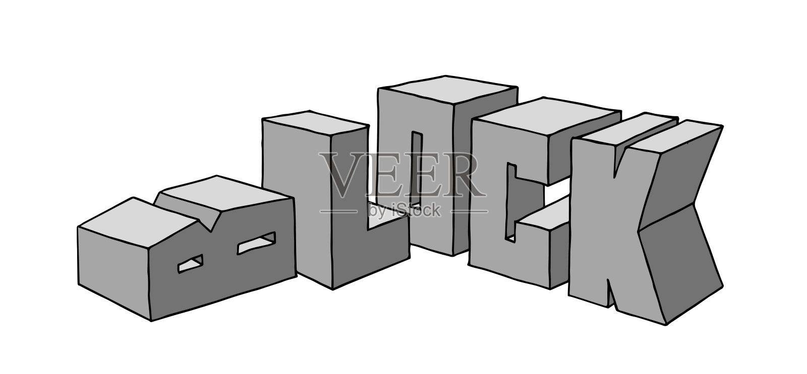 施工采用石材砌块、工业文字、水泥基础设计元素图片