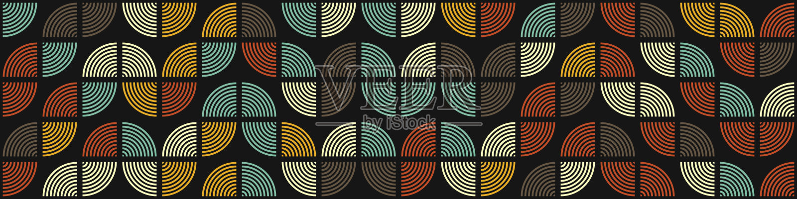 抽象几何图形生成计算艺术插图插画图片素材