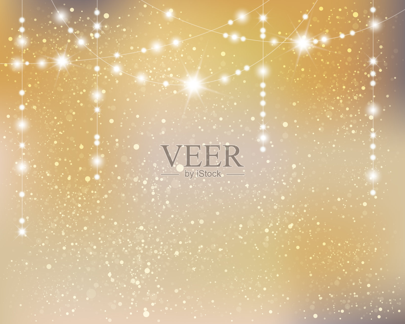 渐变背景与闪光和模糊插画图片素材