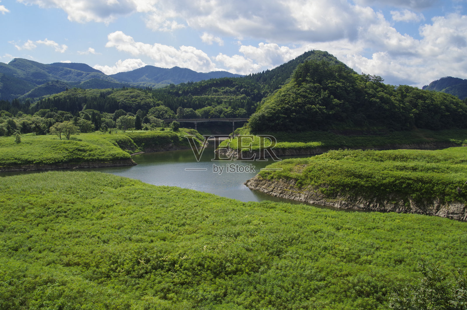 大坝湖照片摄影图片