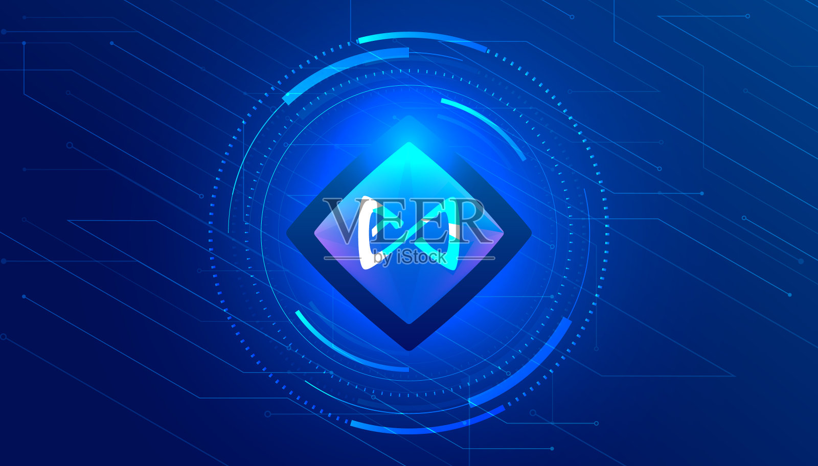 轴无穷轴符号插画图片素材