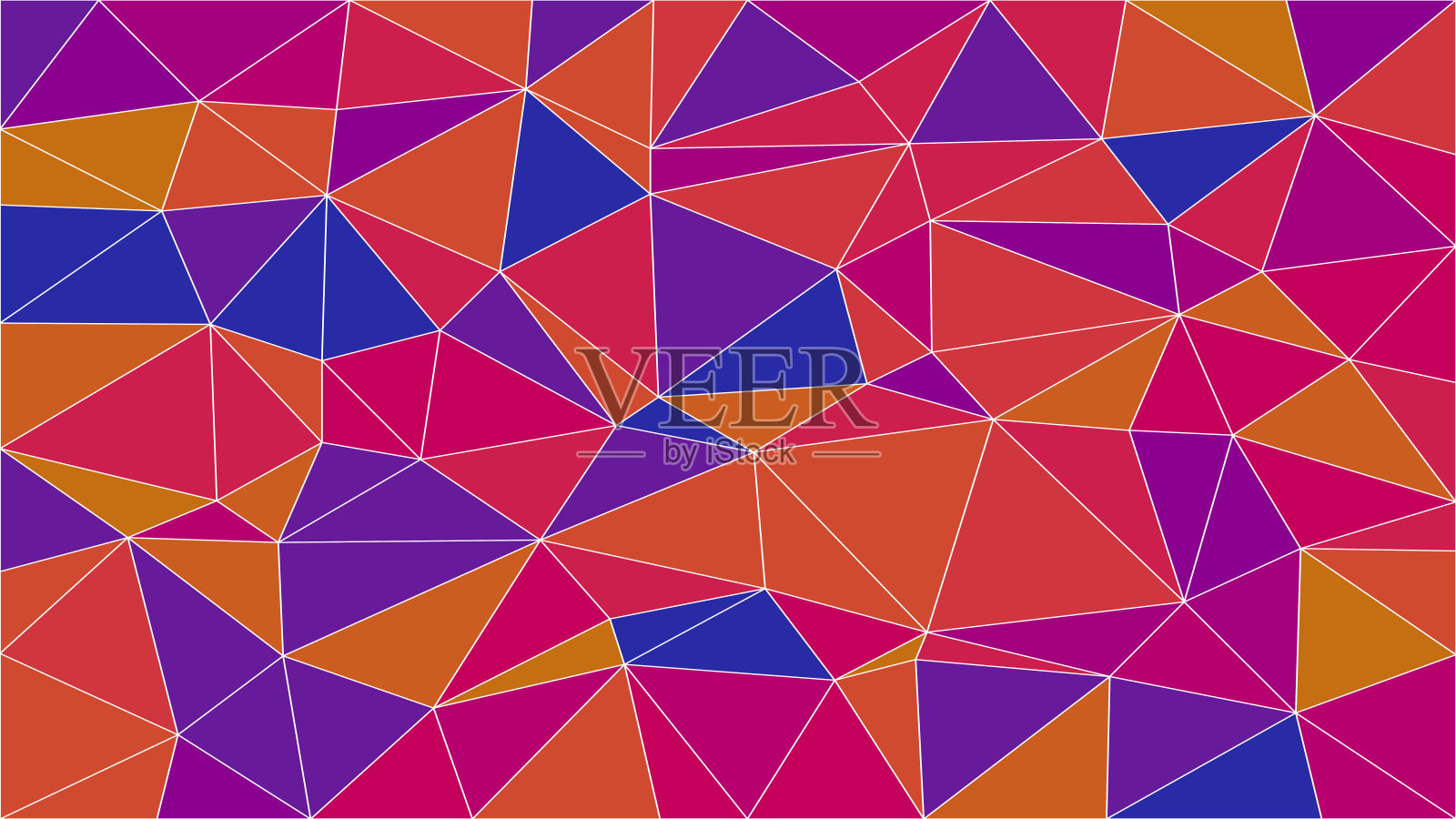 背景抽象的8K多边形粉彩棕色橙色白色浅蓝色深蓝色模板插画图片素材